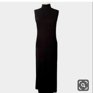 Misook Turtleneck Sleeveless Full Length Dress